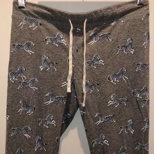 J. Crew cotton patterned drawstring leggings